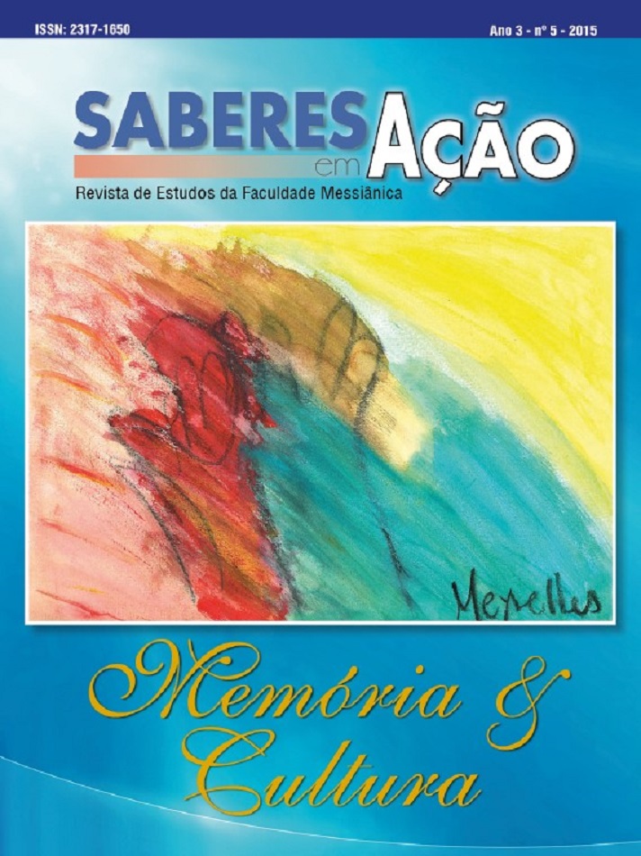 Capa da Revista Saberes em Ação Edição 5